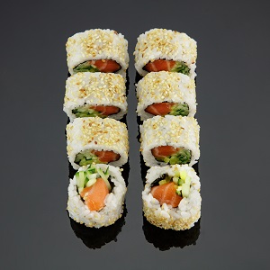 California maki - łosoś 