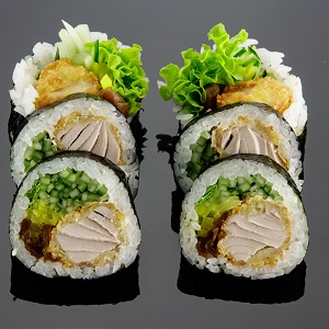Futomaki - tuńczyk w tempurze