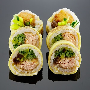 Tamago - łosoś w tempurze